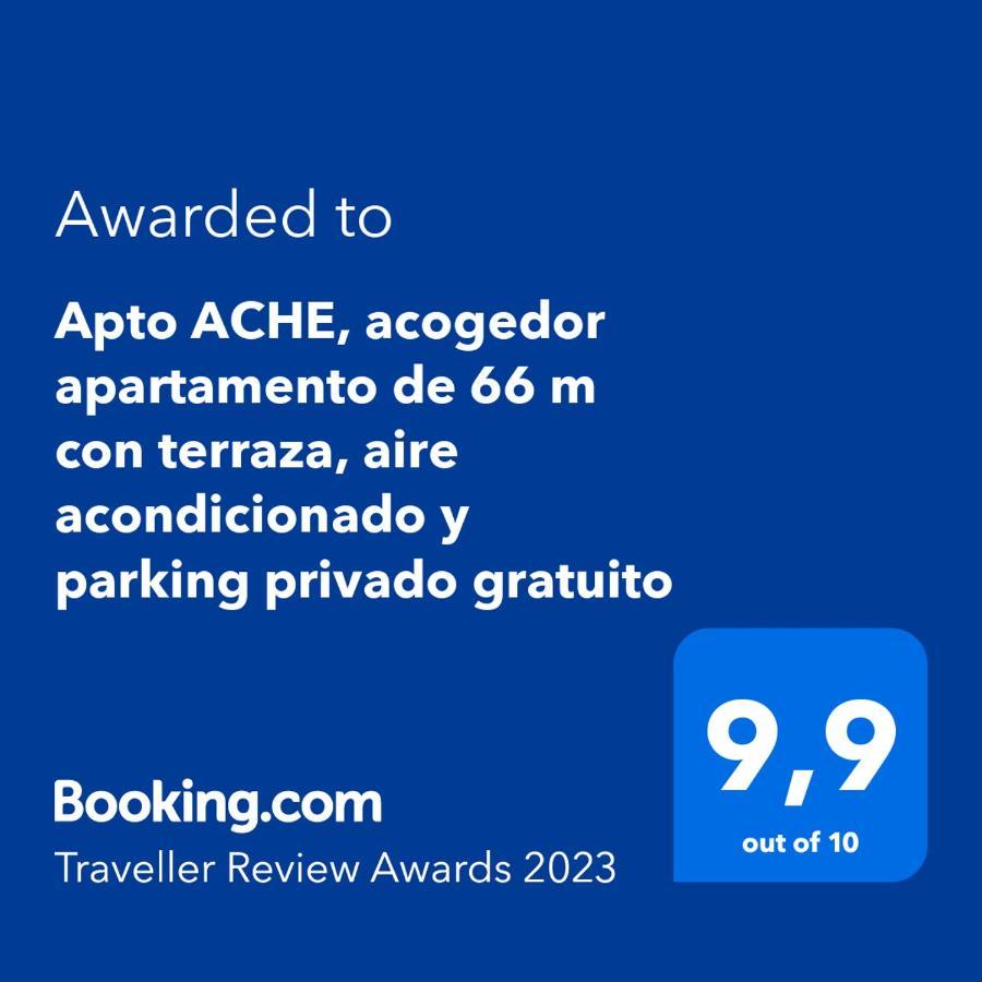 Apto Ache, Acogedor Apartamento De 66 M Con Terraza, Aire Acondicionado Y Parking Privado Gratuito Los Abrigos Exterior photo